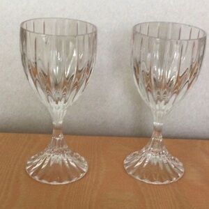 Mikasa Park Lane Wine Glasses Set of two European full lead Crystal